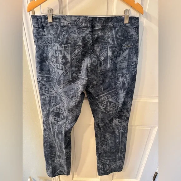 Lauren Ralph Lauren Modern Straight Aztec Southwestern lrl 12 bandana print boho - Picture 2 of 8